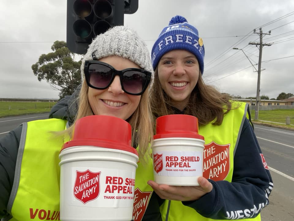 Volunteers support during RSA